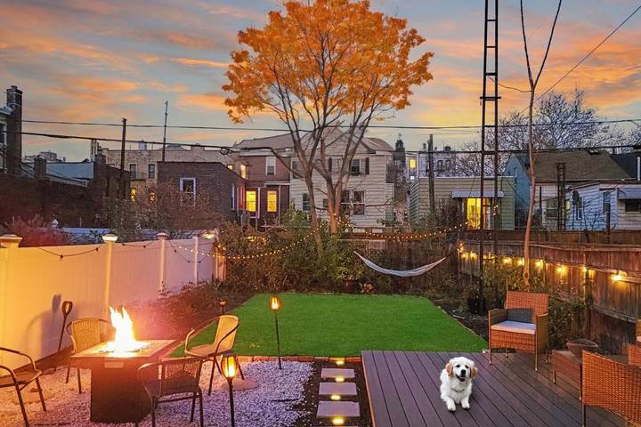 Apartament wakacyjny dla 2 osób, z ogród i basen dla dzieci oraz widok w Brooklyn