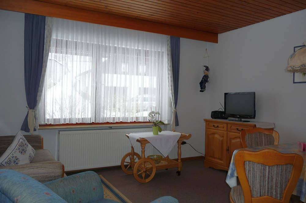 Ganze Wohnung, Gemütliche Fereinwohnung in ruhiger Lage mit überdachtem Balkon in Ochsenkopf, Bischofsgrün