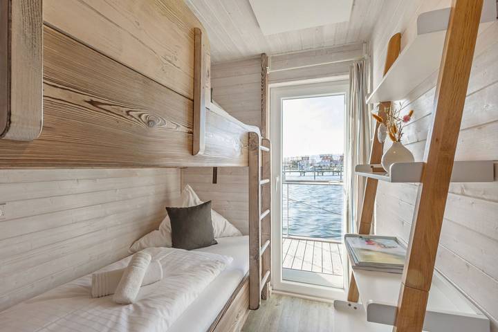 Hausboot für 4 Personen, mit Balkon in Burg auf Fehmarn und Umgebung - 4