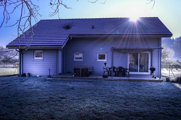 Gîte pour 6 personnes, avec terrasse et jardin à Chaudefontaine
