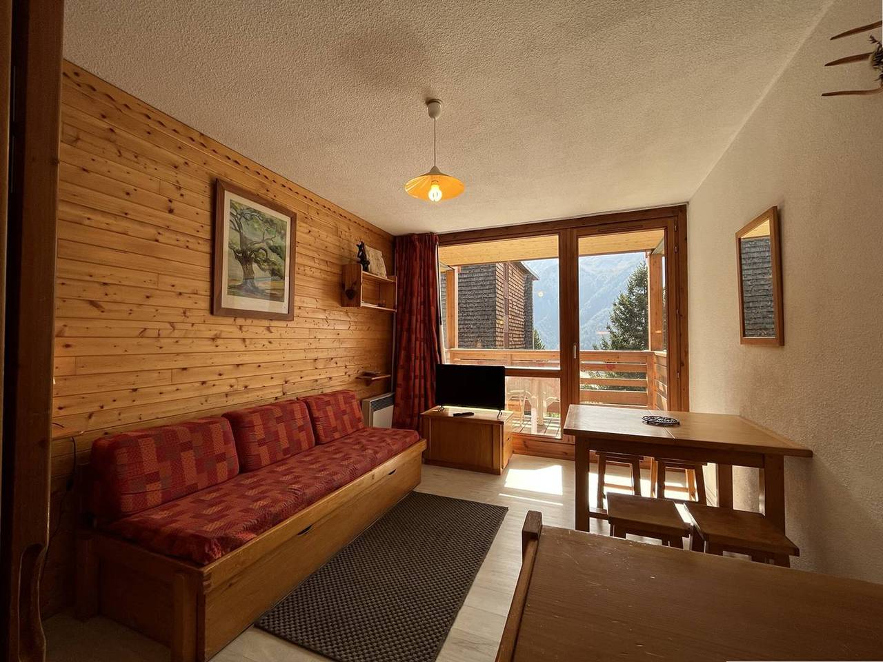 Estudio entero, Estudio para 4 personas con balcón en Plan Peisey in Parque Nacional de Vanoise