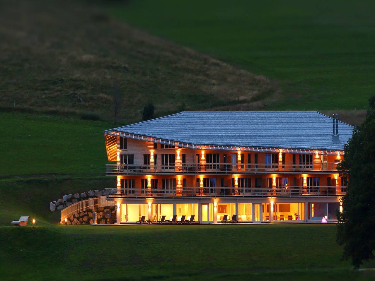 Derwaldfrieden naturparkhotel - Juniorsuitepanorama in Todtnau, Forêt-Noire du Sud