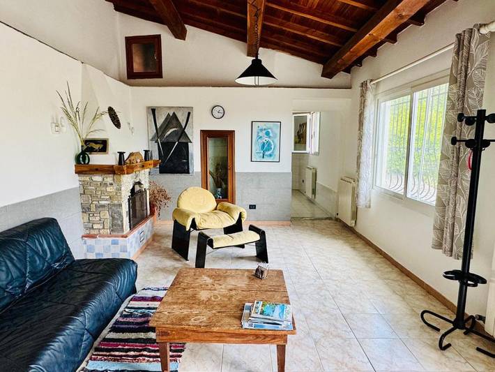 Ferienhaus für 4 Personen, mit Balkon und Terrasse sowie Garten und Ausblick