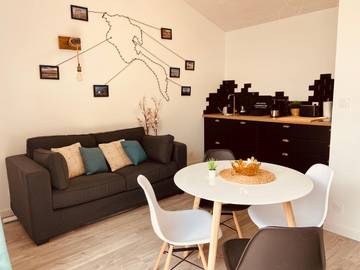 Gîte pour 4 personnes, avec terrasse, animaux acceptés dans Plage De La Bosse L Epine