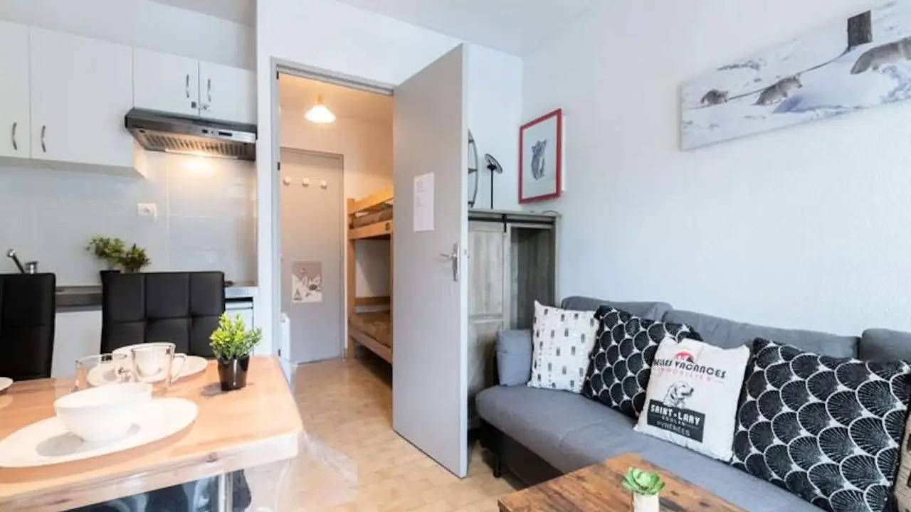 Appartement de vacances entier, Ferienwohnung für 4 Personen (23 m²) in Vielle Aure in Vielle-Aure, Parc national des Pyrénées