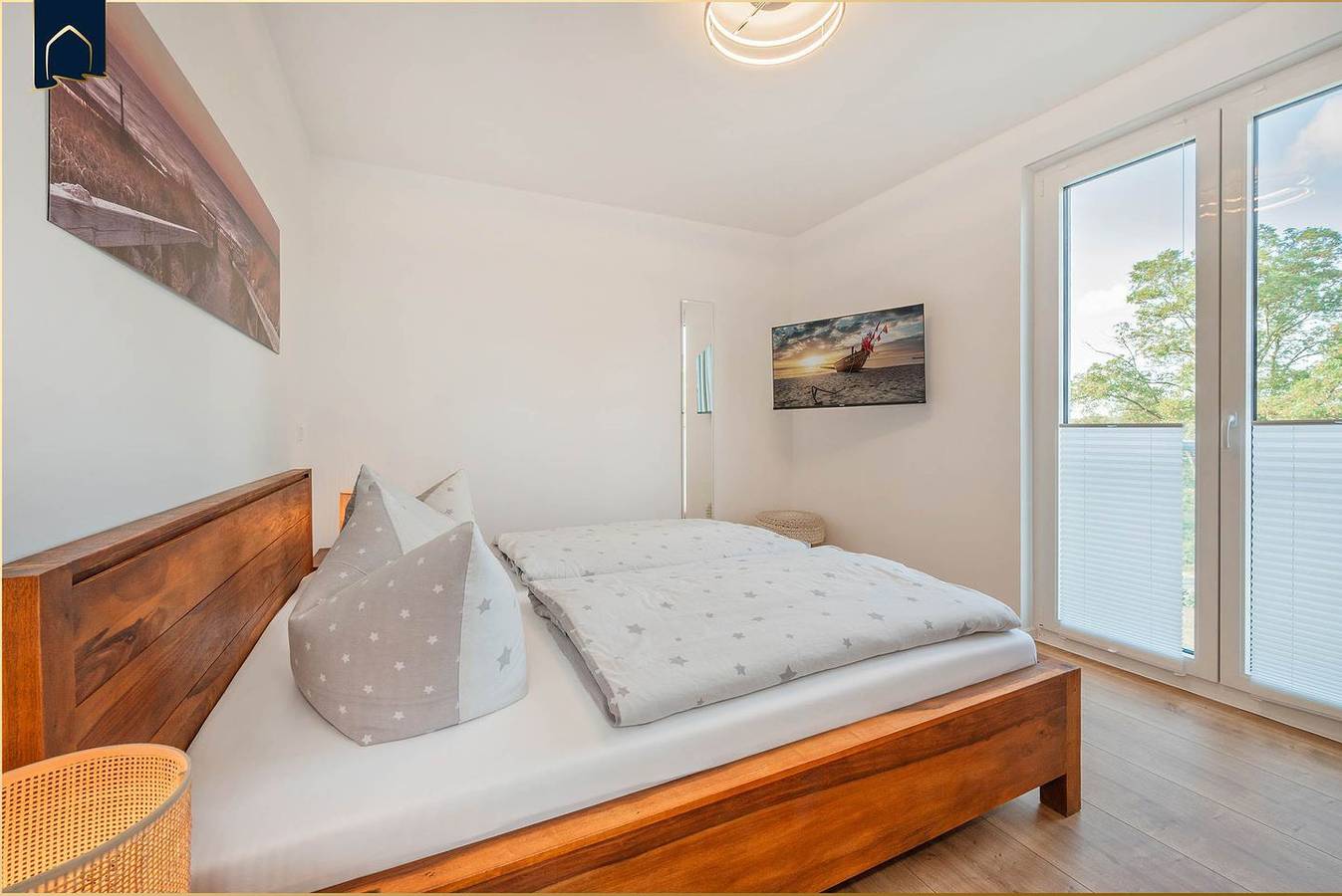 Entire apartment, Moderne Ferienwohnung mit Balkon & Sauna – ruhig gelegen im Grünen in Zirchow, Usedom