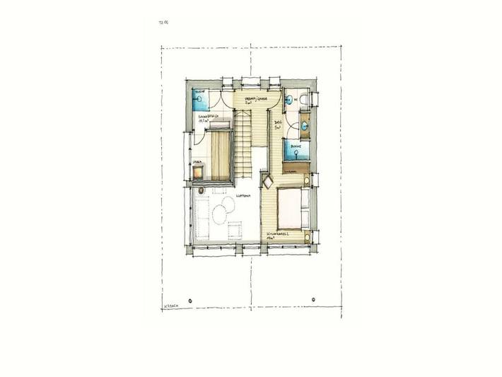 Ferienhaus für 4 Personen, mit Terrasse und Sauna in Bichlbach