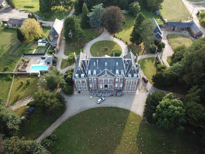 Gîte pour 4 personnes, avec jardin ainsi que piscine et vue à Hugleville-en-Caux