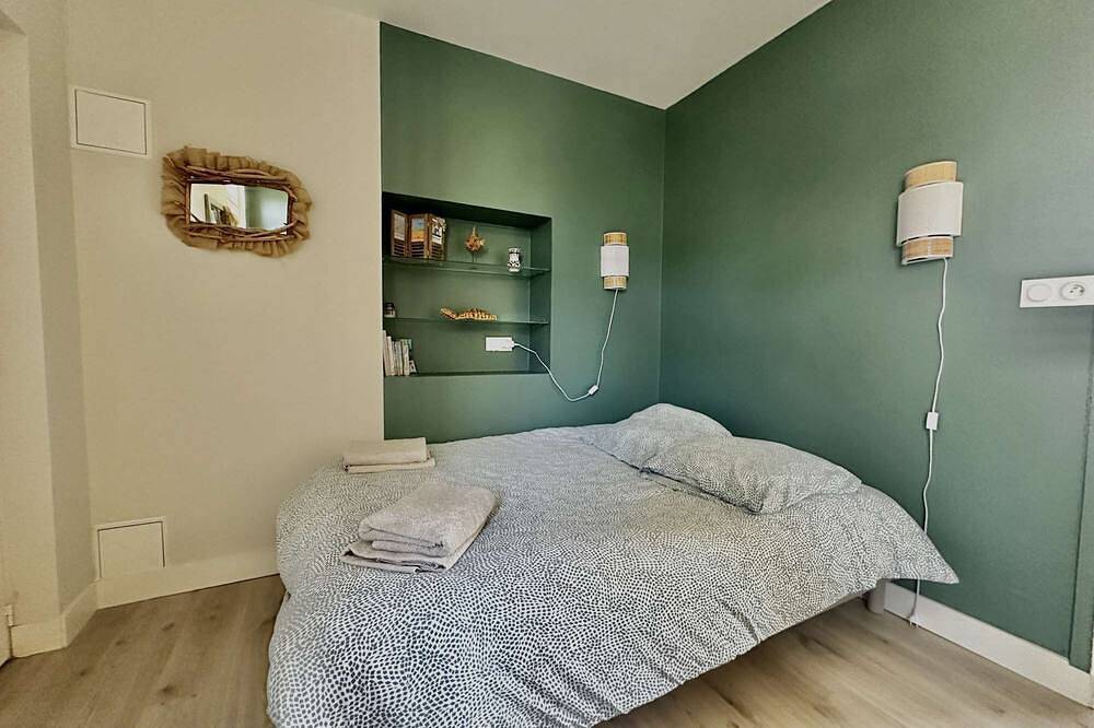 Appartement entier, L'Émeraude, appt avec terrasse proche de la plage in Asnelles, Côte de Nacre