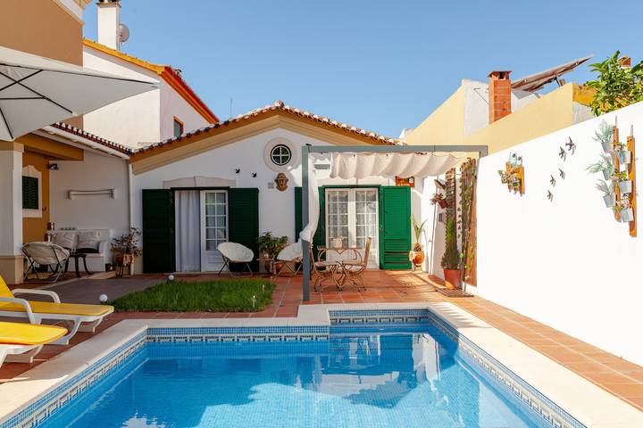 Casa de Jardim: Privater Pool, Wlan und Klimaanlage in Ponte de Sor in Ponte de Sor, Tramaga e Vale de Açor, Portalegre Distrikt