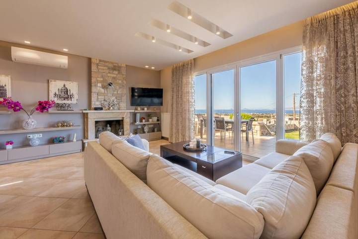 Villa voor 6 personen, met uitzicht en tuin op Kos