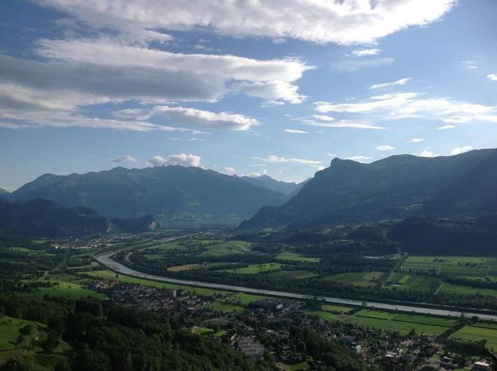 Gîte pour 5 personnes, avec Balcon ainsi que Terrasse et Vue à Triesenberg