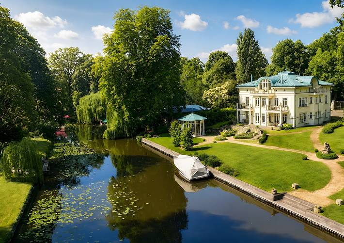 Ferienwohnung für 4 Personen, mit Seeblick und Garten in Potsdam und Umgebung
