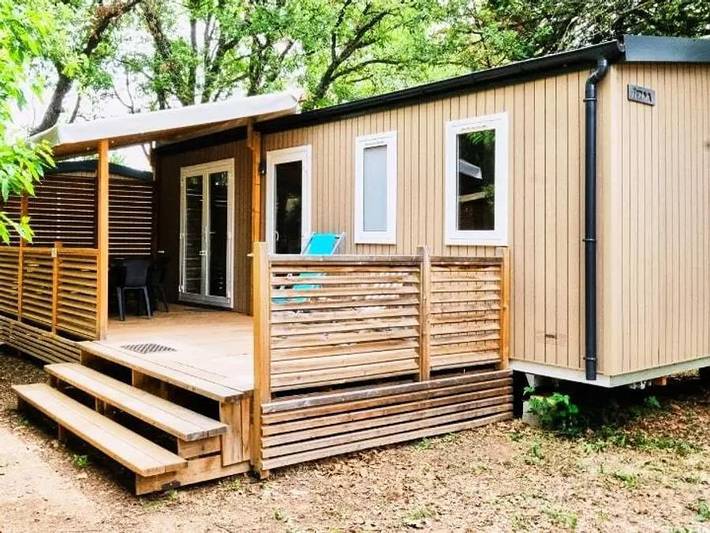 Mobil home pour 6 personnes, avec bassin pour enfant à Saint-Saturnin-lès-Apt - 2