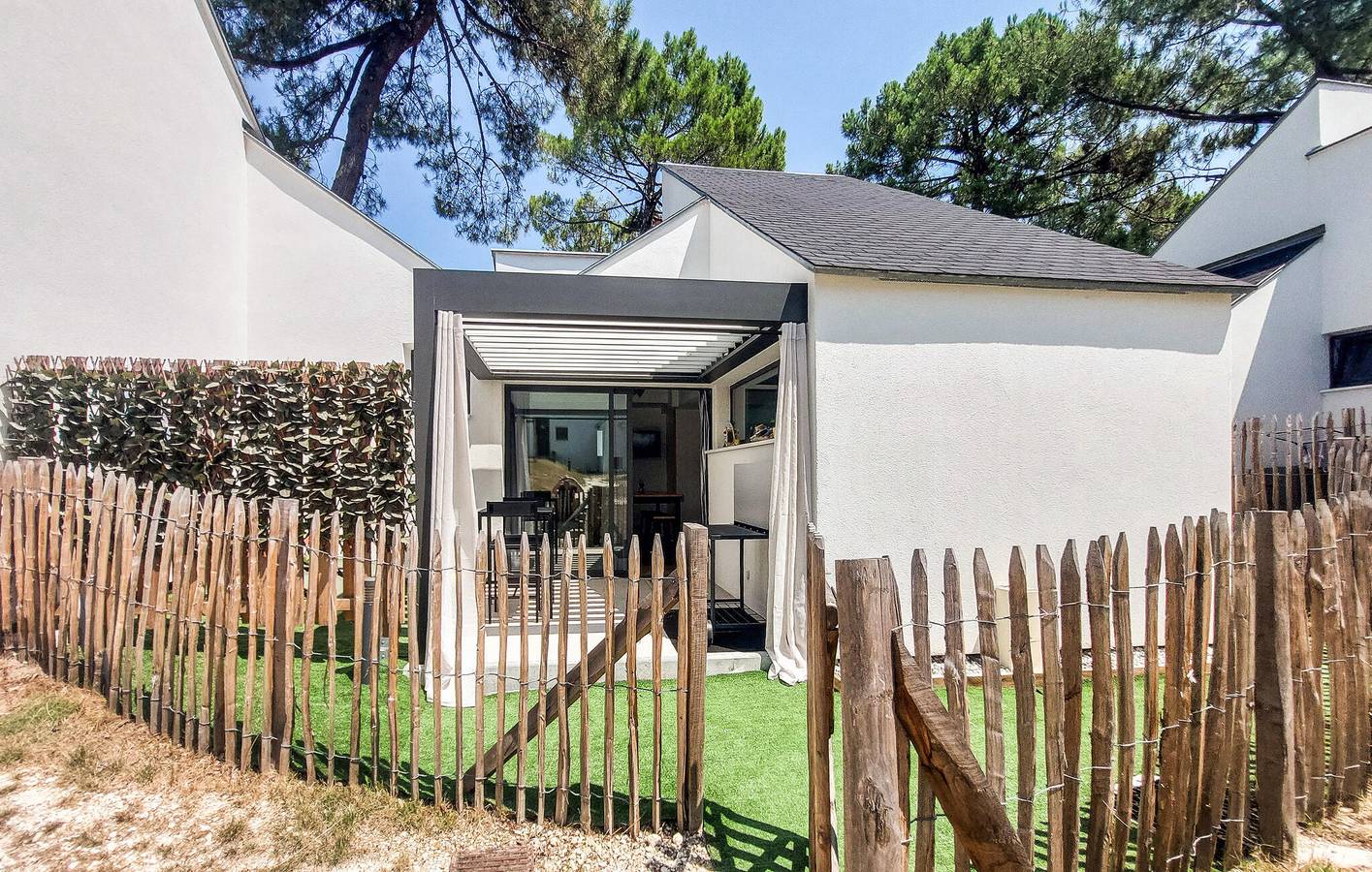 Charmant appartement avec jardin, climatisation et parking près de la plage de Saint-Georges in Meschers-sur-Gironde, Région de Rochefort