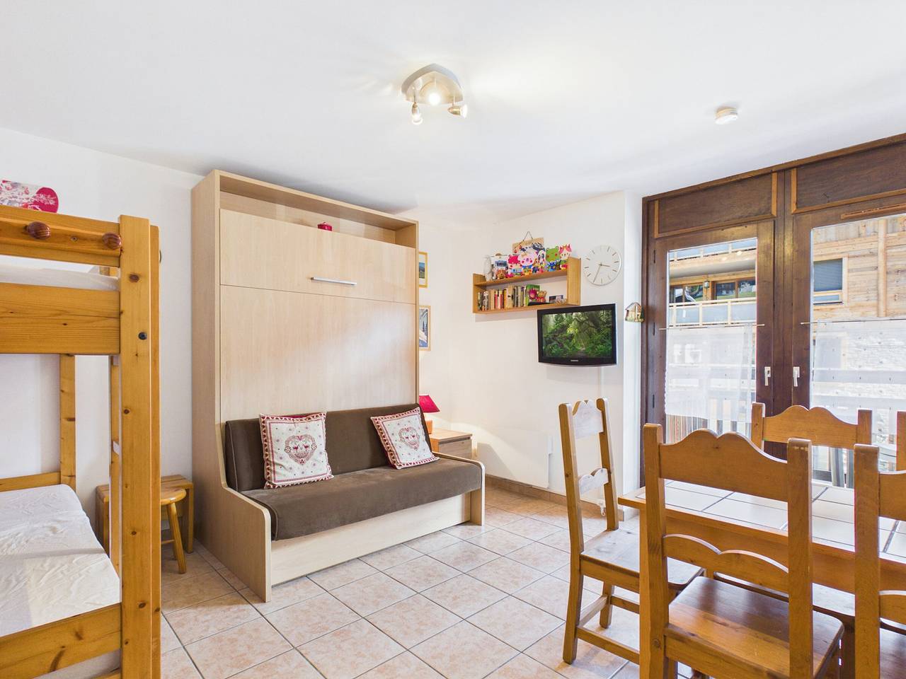 Studio entier, Studio central, animaux acceptés - 4 pers. in Les Gets, Les Portes du Soleil
