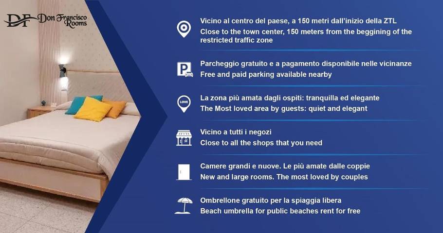 Maison d’hôte pour 3 personnes, avec vue et jardin, adapté aux familles à Tropea - 2