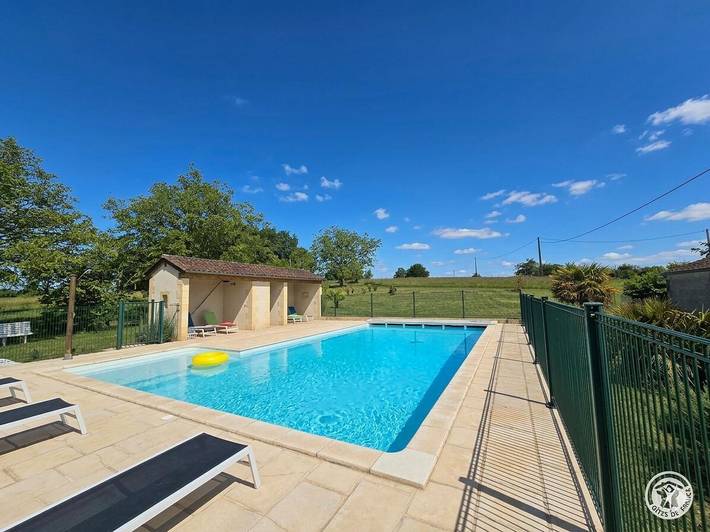Gîte für 4 Personen, mit Pool und Garten sowie Ausblick, mit Haustier - 1