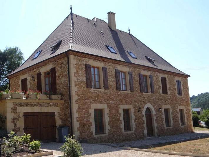 Vakantiewoning voor 3 personen, with Balkon and Terras as well as Tuin and Uitzicht in Le Bugue