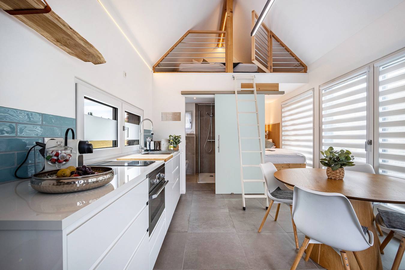 Moderno Tiny House con terraza: disfrutad de tranquilidad, diseño y naturaleza in Fuchsmühl, Baviera Oriental