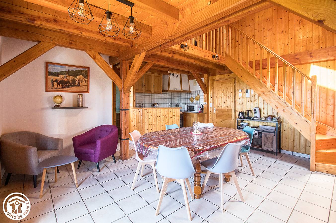 Gîte für 4 Personen mit Terrasse in Briffons, Regionaler Naturpark Volcans d'Auvergne