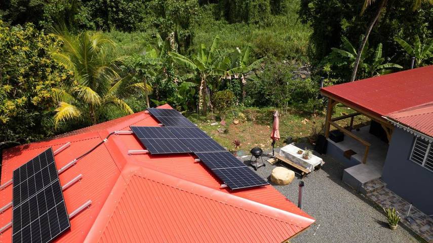 Gîte pour 4 personnes, avec vue et jardin, animaux acceptés à Goyave (Guadeloupe) - 3
