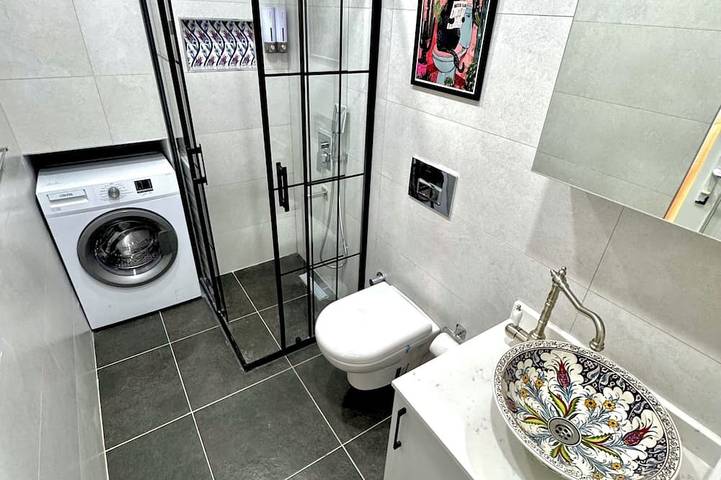 Appartement entier, Esg • 5-Min Walk to Göynük Beach • Mountain View Terrace Studio in Göynük, Kemer (Antalya)