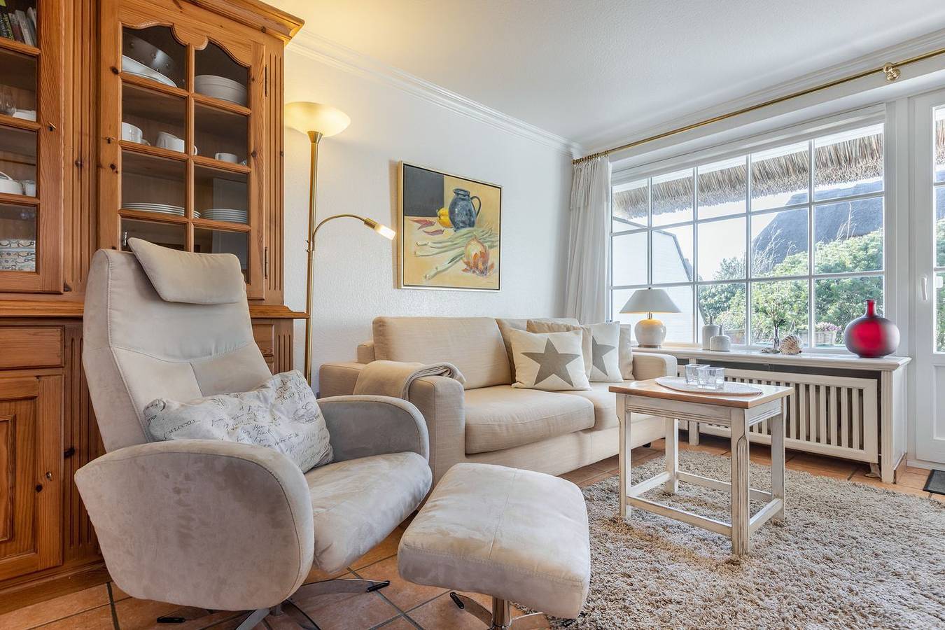 Ganze Wohnung, 2-Raum Appartement unter Reet im Herzen von Keitum in Keitum, Sylt (Gemeinde)