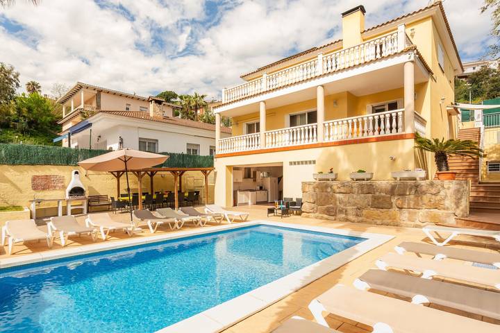Maison de vacances pour 18 personnes, avec Balcon à Lloret de Mar