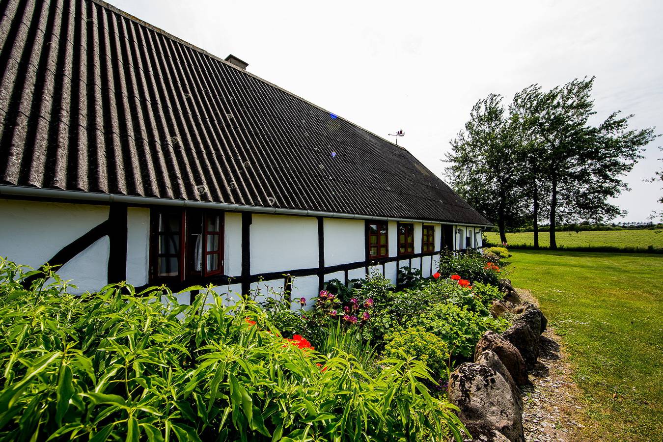 Hel lejlighed, Idyllisk bindingsværksgård 600m fra Lillebælt in Horne, Fåborg
