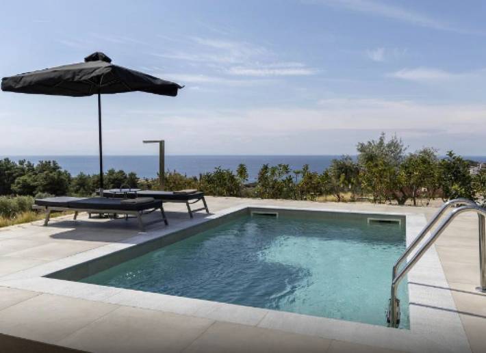 Ferienhaus für 5 Personen, mit Meerblick und Balkon sowie Terrasse und Garten auf Thassos - 2