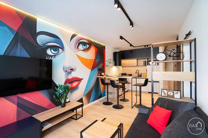 Apartament wakacyjny dla 4 osób, z taras w Sosnowiec