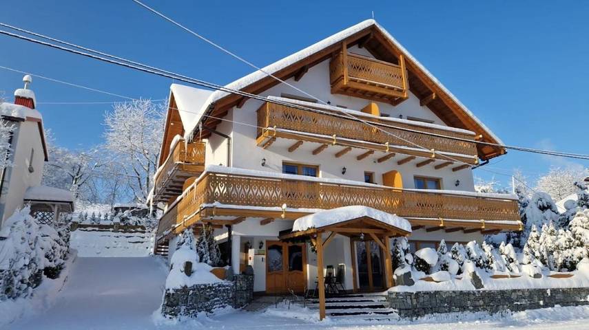 Ośrodek wypoczynkowy dla 2 osób, z Balkon i Taras oraz Ogród i Widok w Wisła