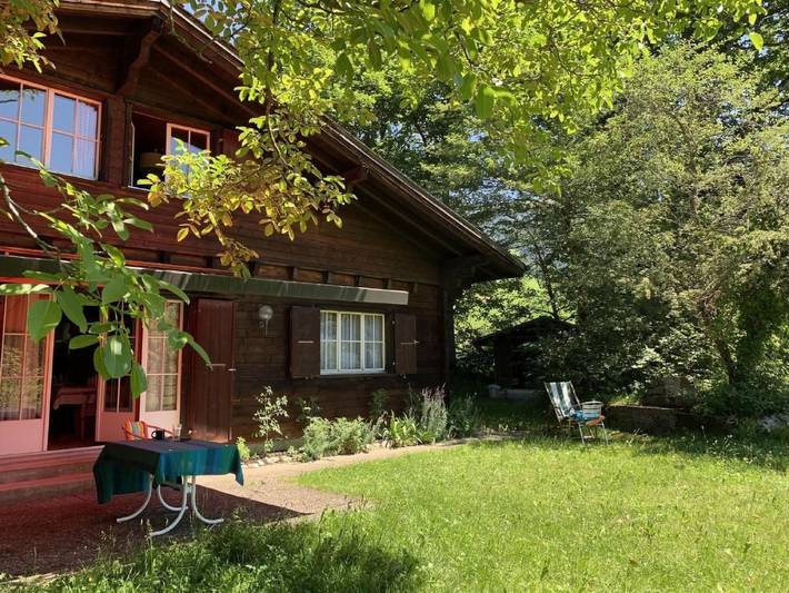 Chalet für 9 Personen, mit Garten und Ausblick in Hasliberg