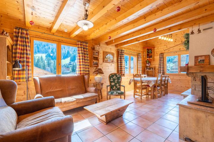 Chalet pour 9 personnes, avec balcon/terrasse à La Clusaz