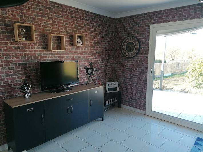 Gîte pour 2 personnes, avec terrasse et jardin