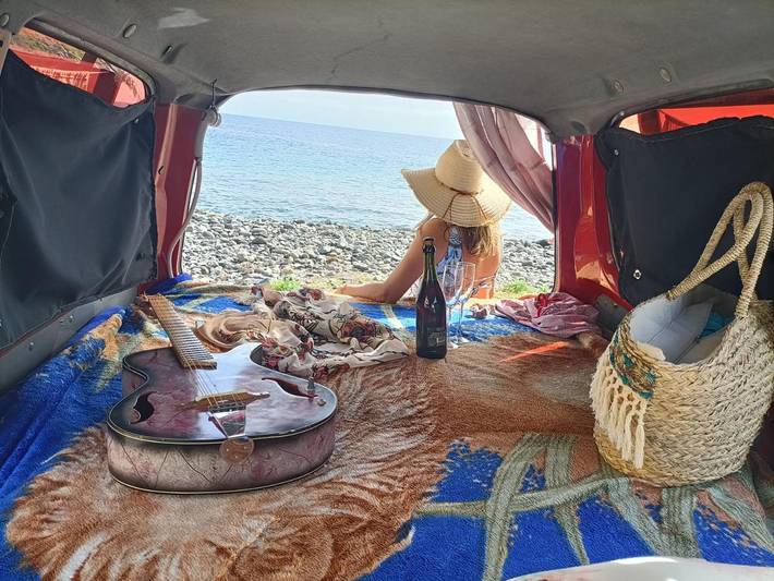 Camping voor 2 personen, with Terras and Tuin as well as Zwembad and Uitzicht op Tenerife