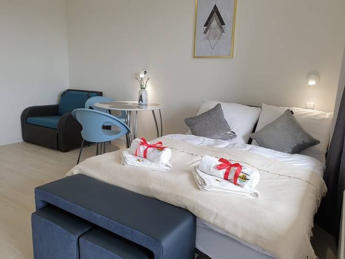 Studio für 3 Personen, mit Pool und Balkon/Terrasse sowie Sauna in Międzyzdroje - 4