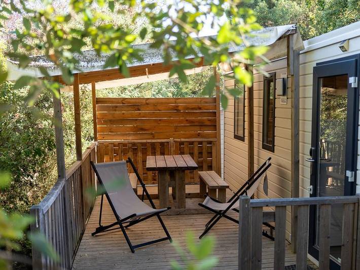 Camping Cala Llevado - Sea Green By Sunêlia - Mobilheim 4 personen - Cottage Privilège 2 Zimmer in Santa Maria de Llorell, Tossa de Mar