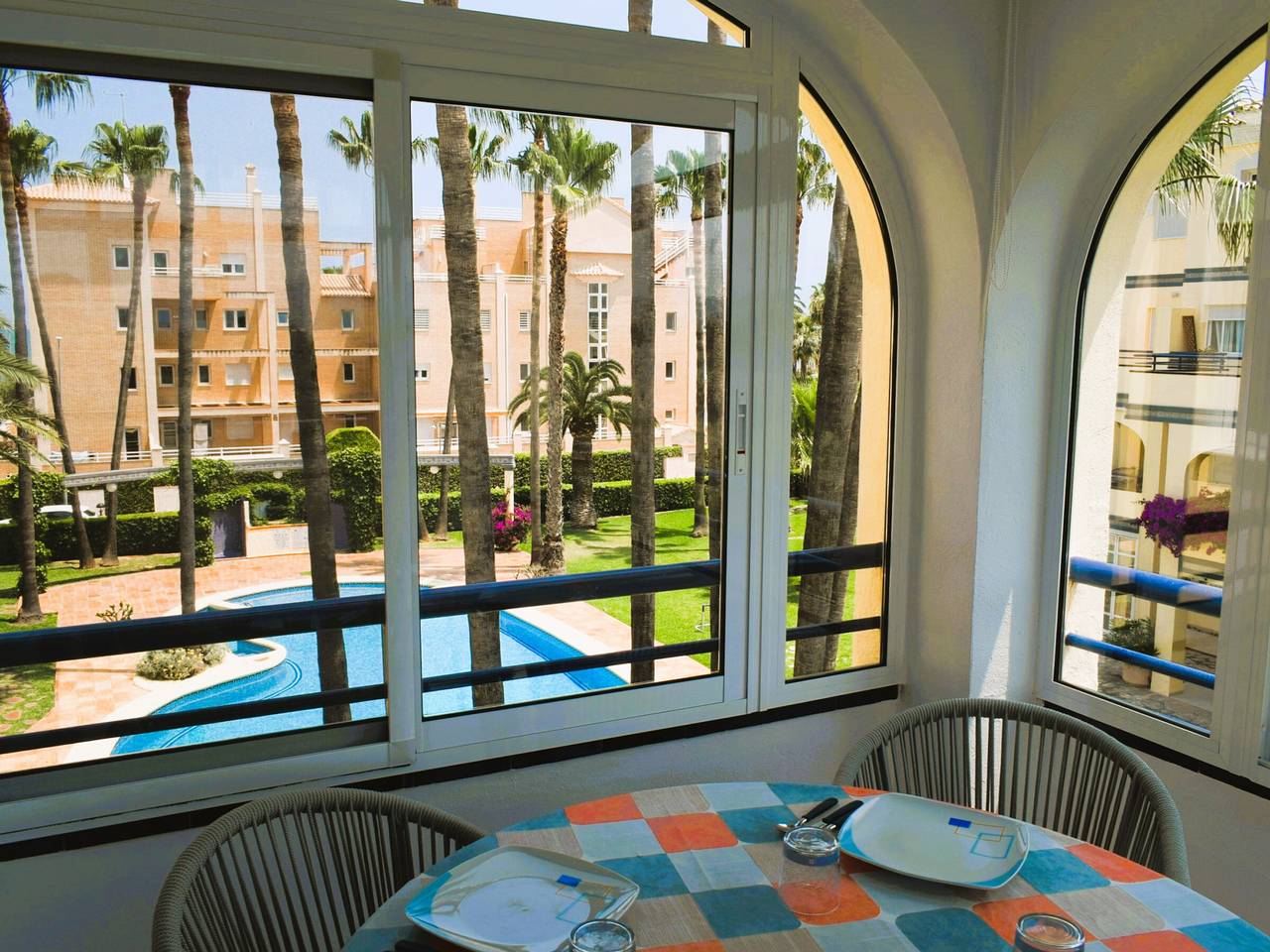 Entire apartment, Apartment in Denia with pool and air conditioning, close to beach in Almadrava, Costa Blanca