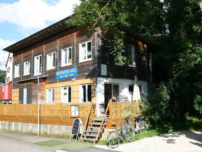 Backpackers-Hotel an der Donau in Sigmaringen, Region Bodensee-Oberschwaben