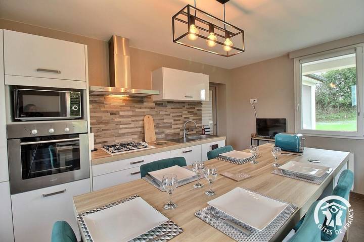 Gîte pour 6 personnes, avec jardin