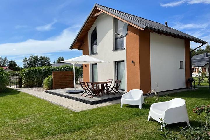 Ferienhaus für 5 Personen, mit Whirlpool und Terrasse sowie Sauna