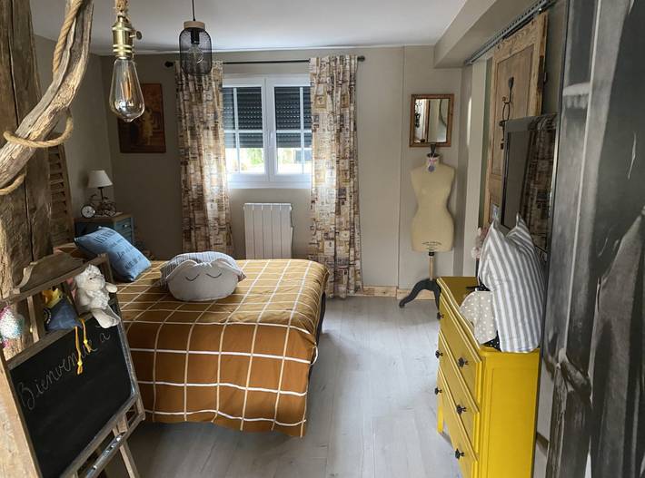 Chambre d’hôte pour 3 personnes, avec jardin