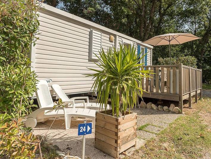 Camping l'Etoile d'Or - Mobilheim 4 personen - Cottage Privilege + Clim in La Côte Vermeille, Argelès-sur-Mer