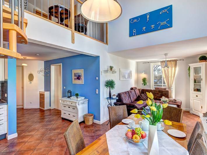 Ferienwohnung für 6 Personen, mit Balkon und Sauna