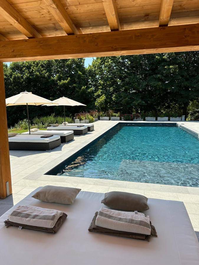 Villa per 6 persone, con Terrazza e Giardino nonché Piscina e Panorama a Formello