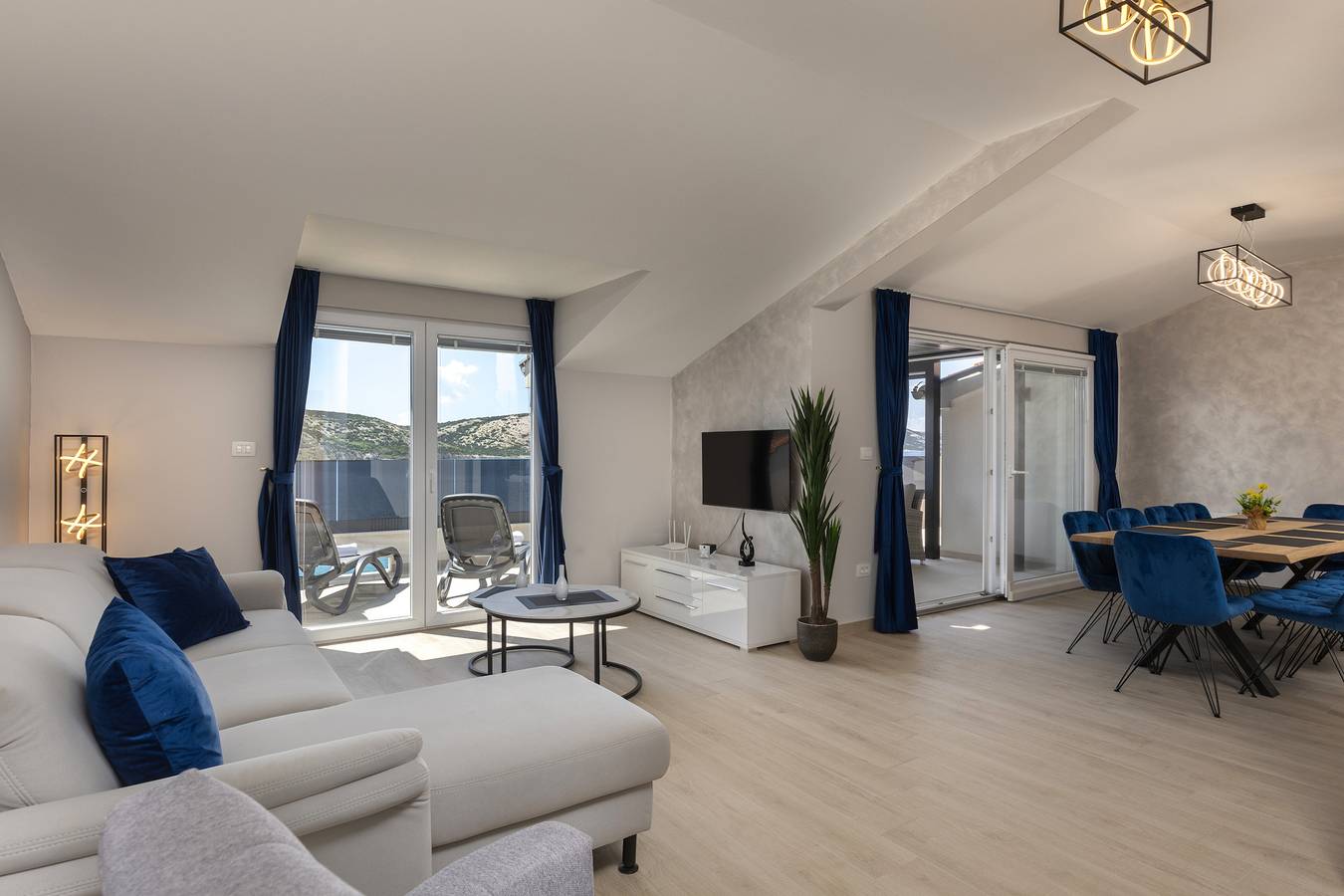 Ganze Wohnung, Family Resort Santa Maria Ii Penthouse in Stara Novalja, Pag