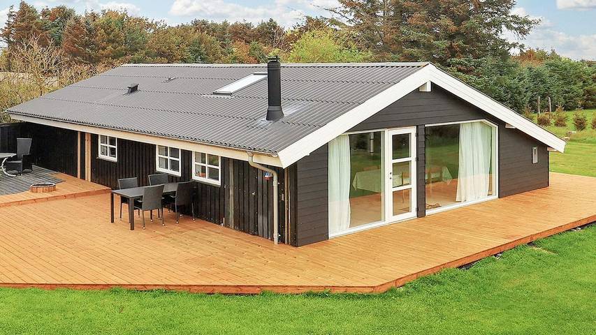 Ferienhaus für 7 Personen, mit Terrasse in Grønhøj Strand