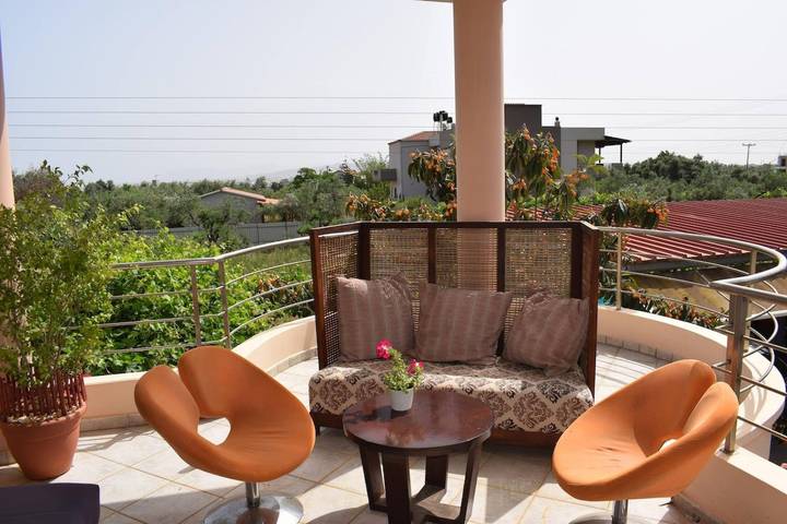 Ferienhaus für 7 Personen, mit Balkon und Terrasse in Chania
